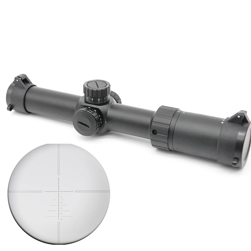 

1-6X24 Quick Sight Scope with red illuminate Side focal self-locking second focal plane air gun hunting scope