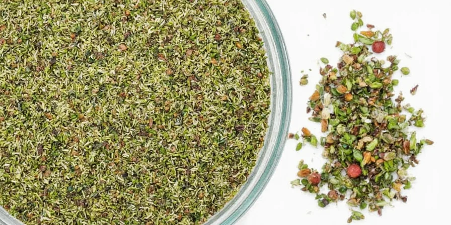 Cocktail glass with thyme garnish