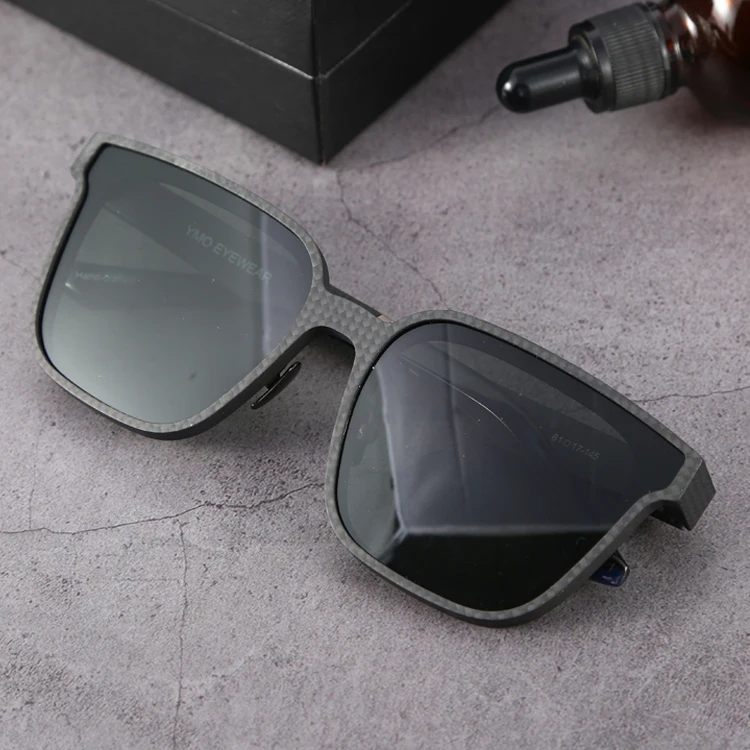 100 Carbon Fiber Sunglasses Classic Style For Man Women Carbonic Fibre