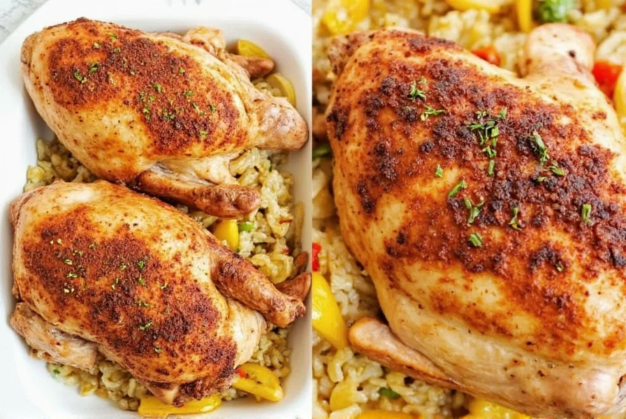 Plated Baked Chicken