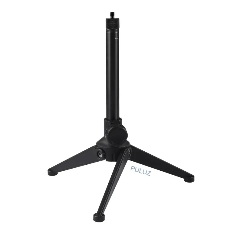 

Same Day Shipping PULUZ Desktop Adjustable Tripod Stand Selfie Stick Flexible Mini Tripod Mount Holder, Black