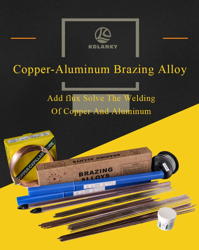 Low Temperature Aluminum Brazing Welding Wire Copper Aluminum Welding