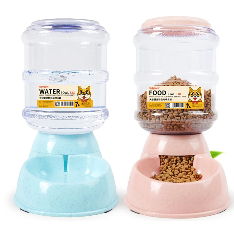 Custom logo wholesale luxury non slip Cat Dog Automatic Gravity Pet Water bowl /premium automatic pet feeder bowl