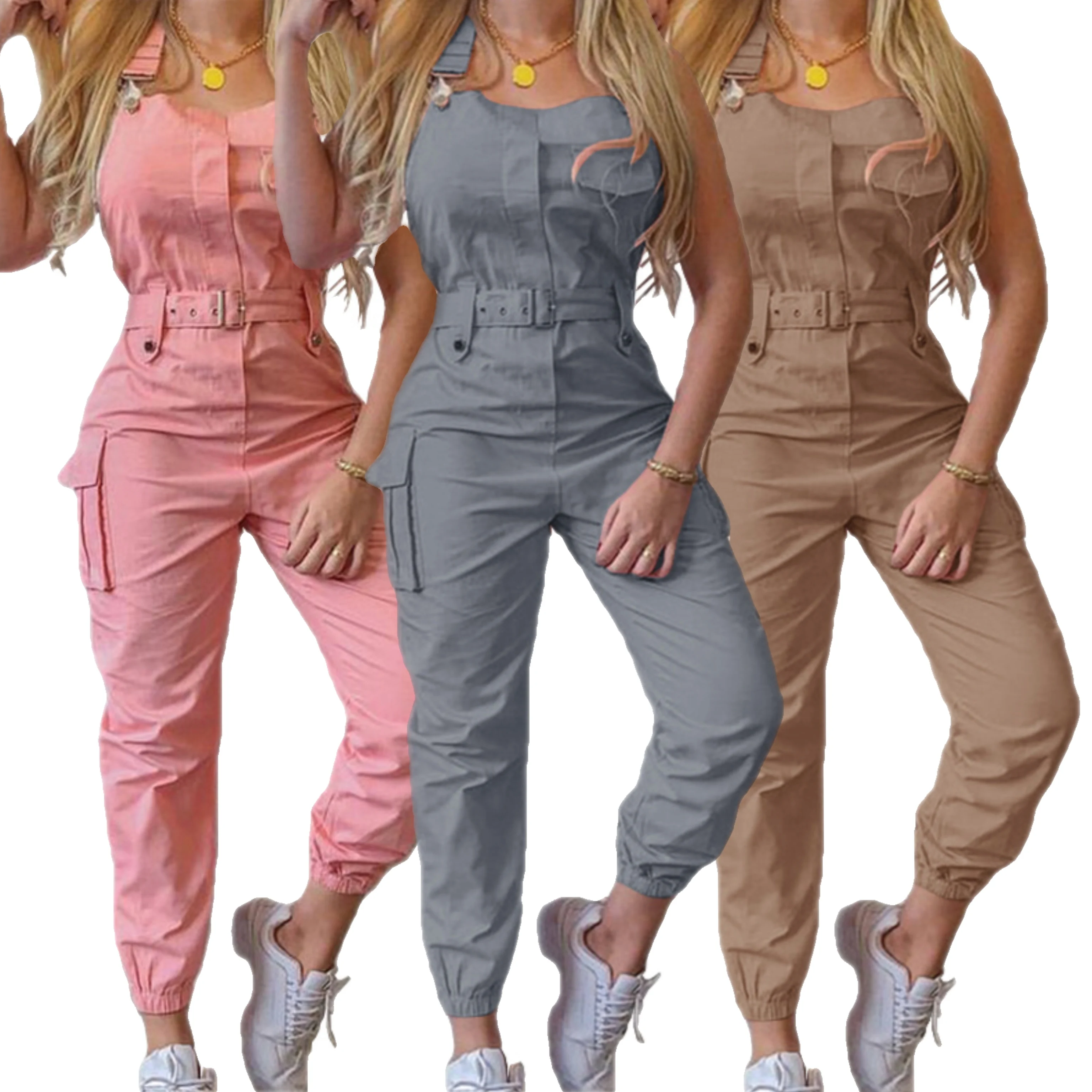 

2022 Women Clothing Fashion Summer Bodycon Jumpsuits Pants Girls' Winter Clothes One Piece Jumpsuits For Ladies, Picture