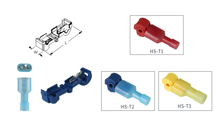 T-tipo conector rápido de conexión rápido del alambre del empalme de la cerradura escocesa eléctrica del terminal del conector 1