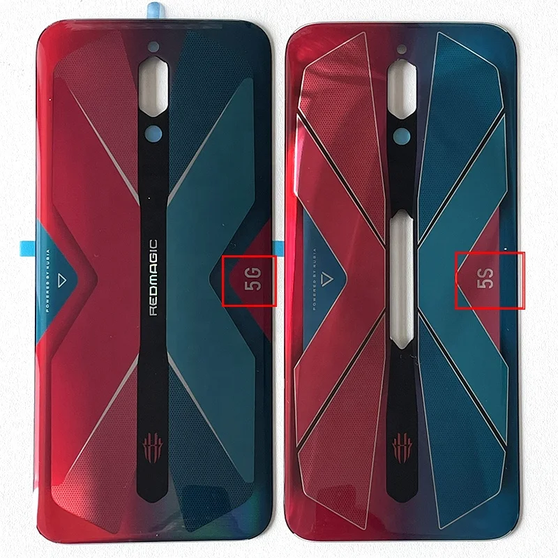 

6.65" Original For ZTE Nubia Red Magic 5G Back Battery Cover Rear Door Housing For ZTE Nubia Red Magic 5S Back Cover