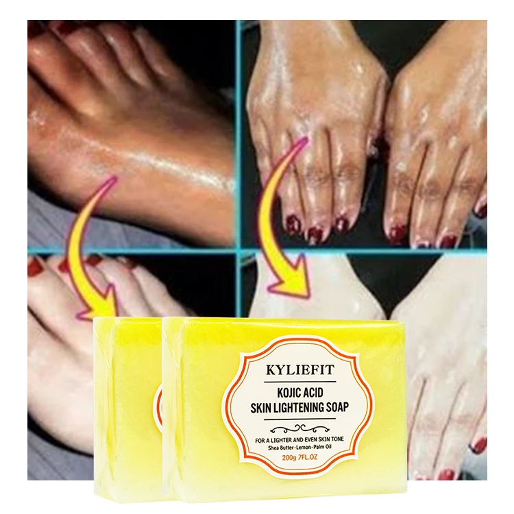 200g Lemon Orange Moisturizing Nourishing Acne Scar Remove Kojic Acid Soap of Kojic Acid Soap Whitening Skin Whitening Soap