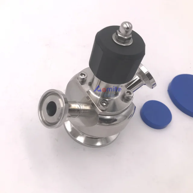 ss304/ss316L TC Sampling Valve Tri Clamp Aseptic Sanitary clamp 50.5 sample valve