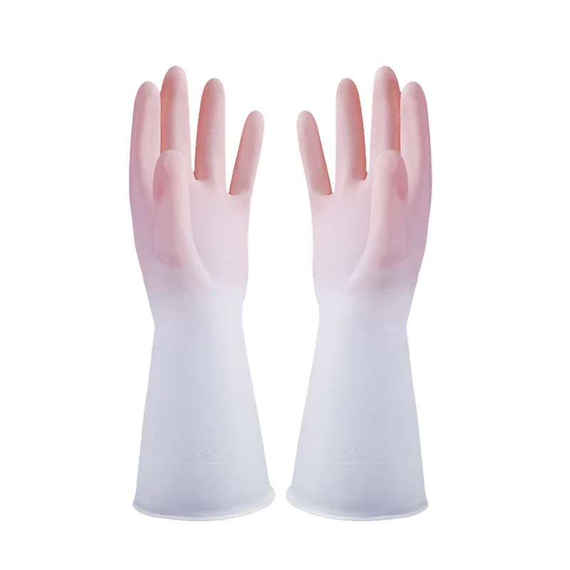 

Kitchen Long Sleeve Rubber Household Latex Gloves Household Cleaning Dishwashing Laundry Kitchen Gloves