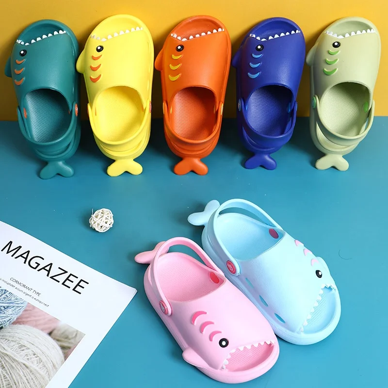 

Children's fashion cute slippers cartoon shoes summer beach swimming slippers