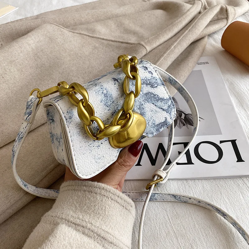 

Luxury Mini PU Leather Bags For Women 2021 Fashion Branded Chain Crossbody Shoulder Hand Bag Lady Trend Handbags and Purses