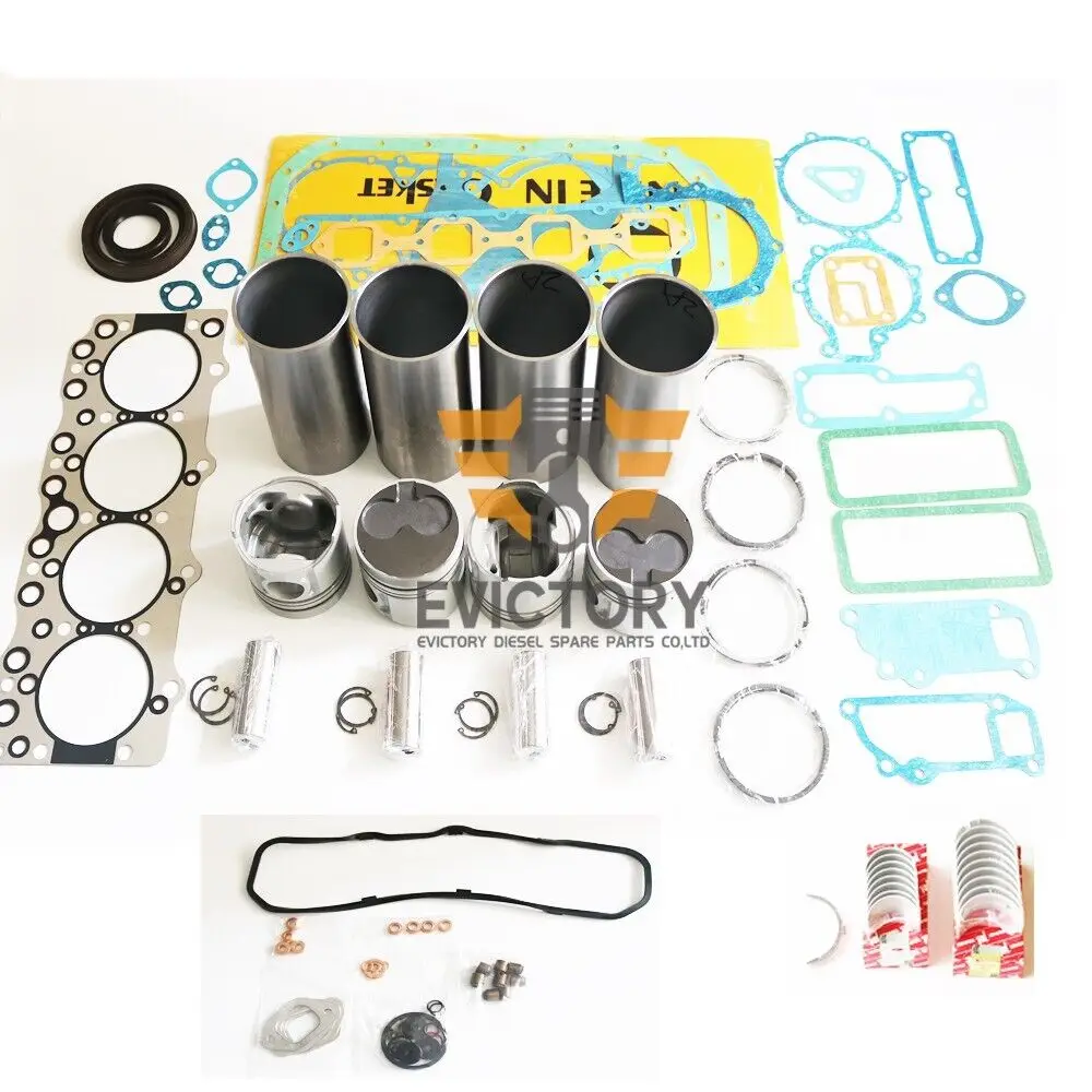 

For ISUZU 4BD2-T 4BD2T liner piston gasket bearing rebuild kit valve guide seat Chevrolet 3.9L GMC Chevy