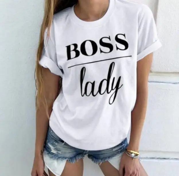 

Women's Casual Letter Printed T-Shirt Top Summer Fashion