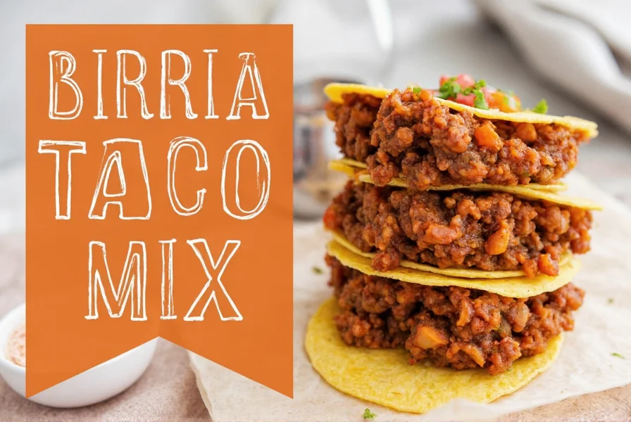 Assorted Birria Taco Mix Products