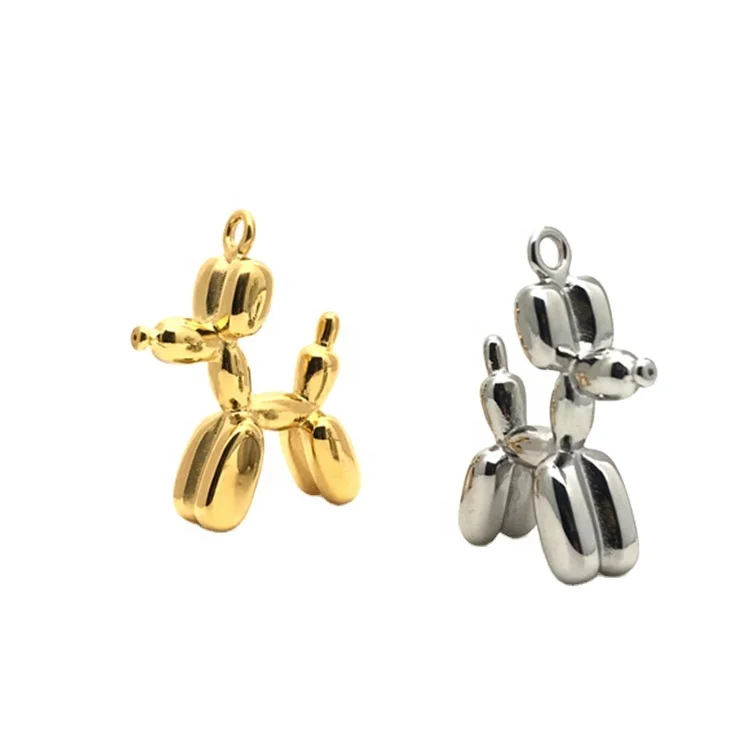 

Customized puppy dog Pendant Jewelry Necklace Golden, Customized color