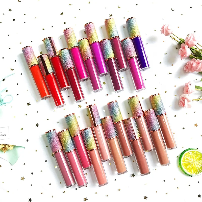 

2020 glitter lip gloss wholesale private label glitter lip gloss