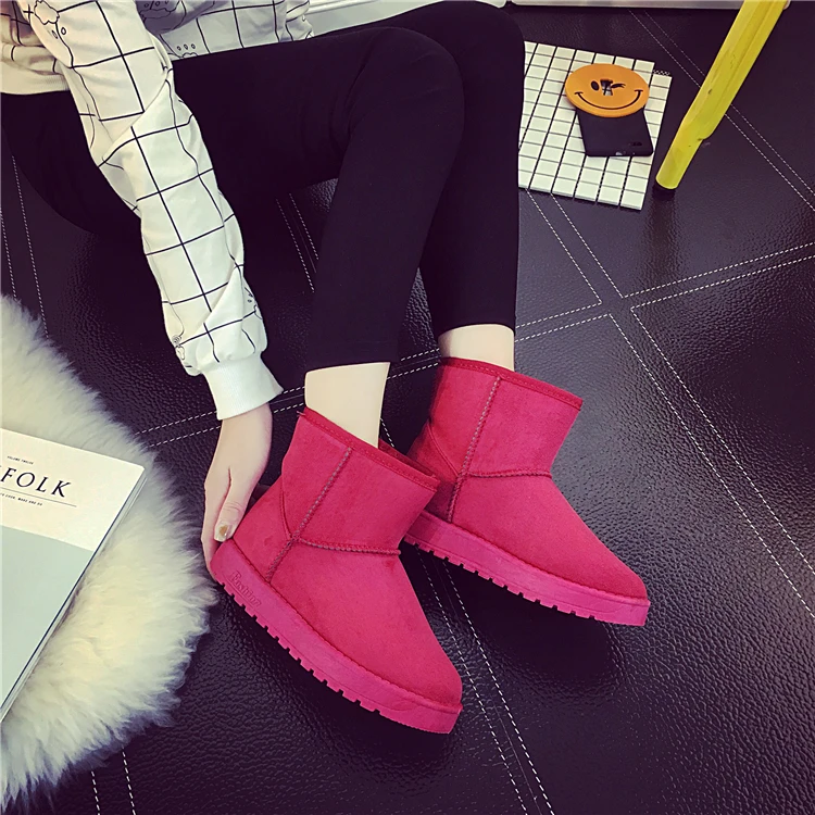 

Chamois Fabric Material New Style 2021 Women'S Ankle New Style Winter Women Boots, Multi