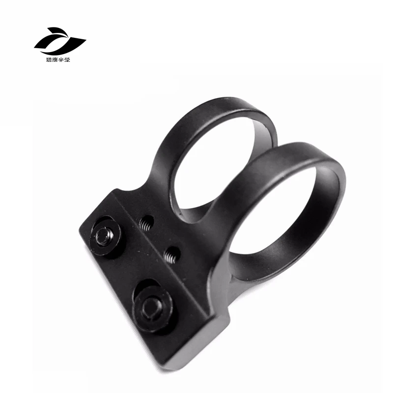 

Tactical 1" Flashlight Torch Laser Sight Offset Side Ring Mount for Quad Rail Keymod Handguard Hunting Caza Accessories