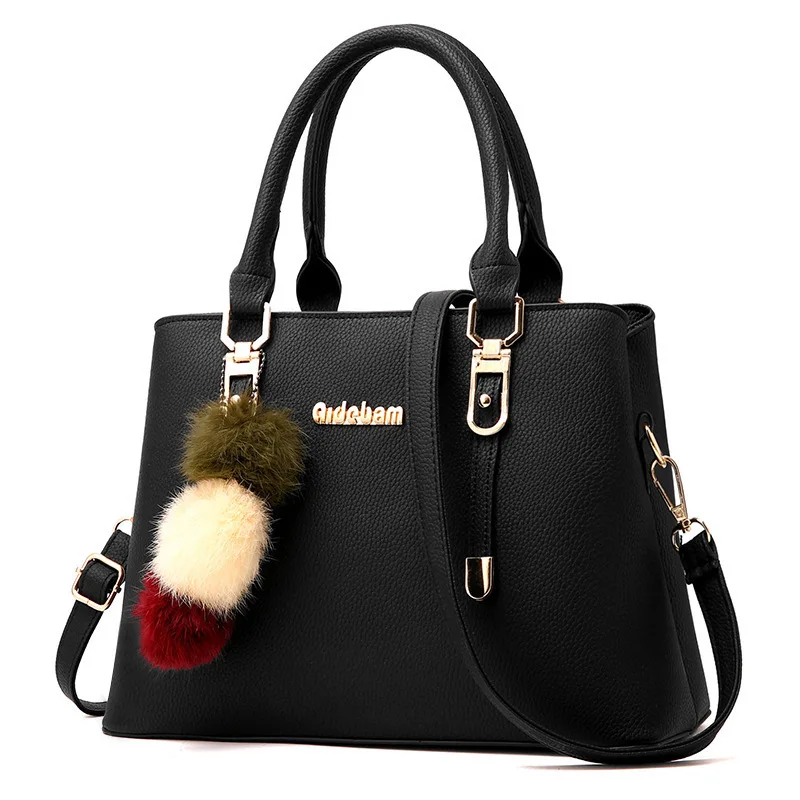 

2022 hairball Fashion Handbags Elegant Crossbody luxury ladies shoulder handbag for woman