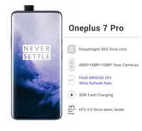 

Global ROM Oneplus 7 Pro Mobile Phone 6.67 inch Fluid AMOLED Display 8GB+256GB Snapdragon 855 48MP Cameras NFC Smartphone