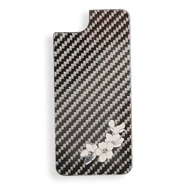 

Mobile phone custom carbon fiber sticker for iphone 11 eco-friendly matt black carbon fiber back cover phone sticker