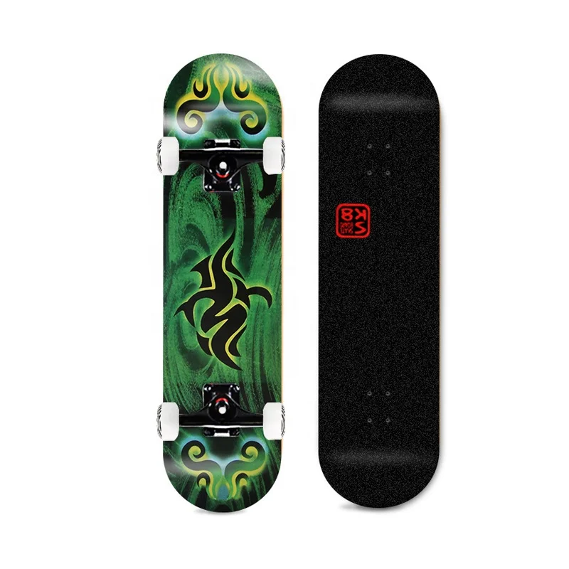 

Durable 65mm Wheels Skateboard Deck 100% Canadian Maple, Customized color