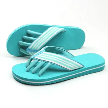 fabric toe flip flops