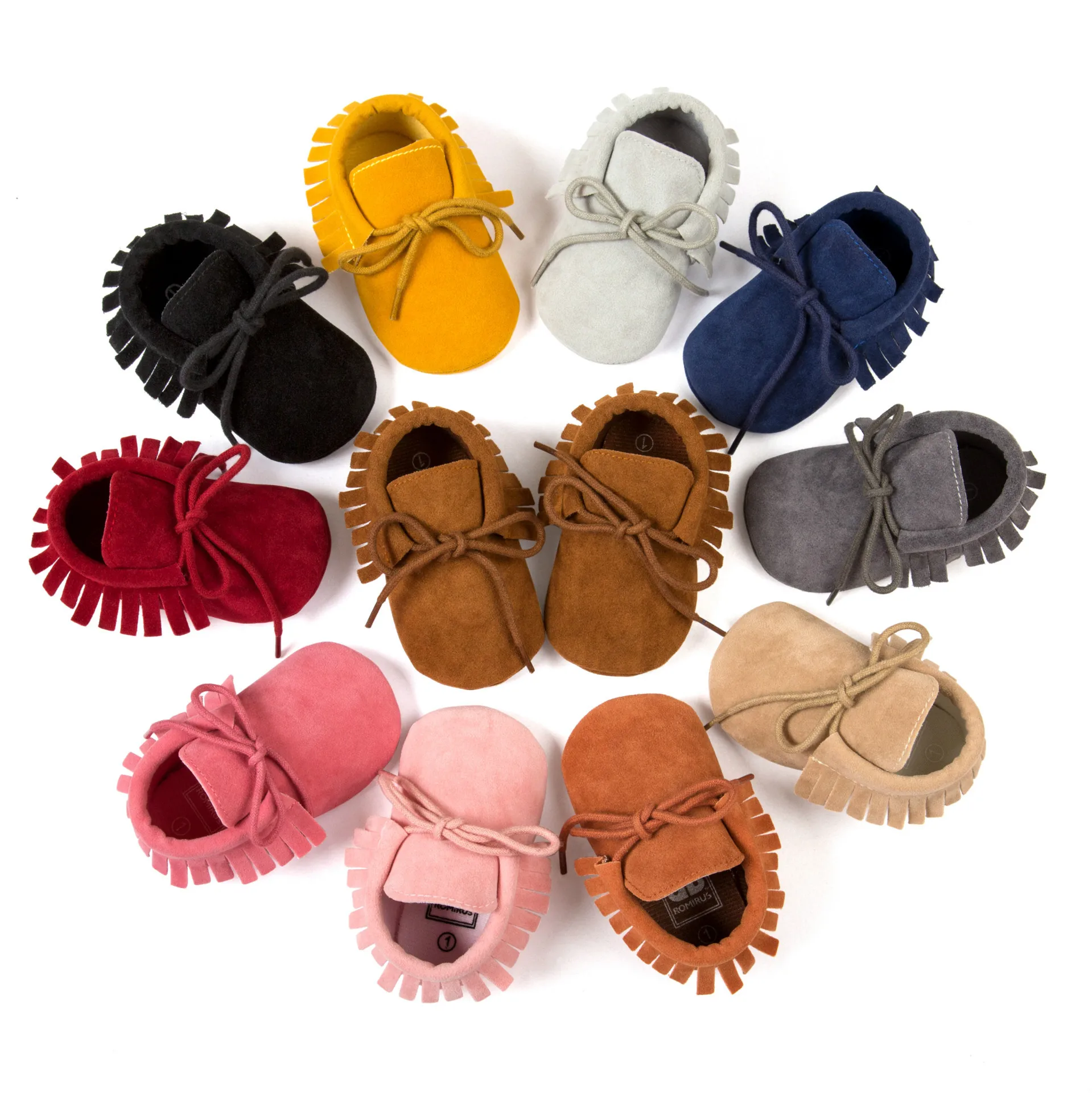 

Soft Sole baby shoes Moccasin girls Baby First Walker Shoes Toddler PU Leather Non-Slip Newborn Infant Shoes For 0-12M