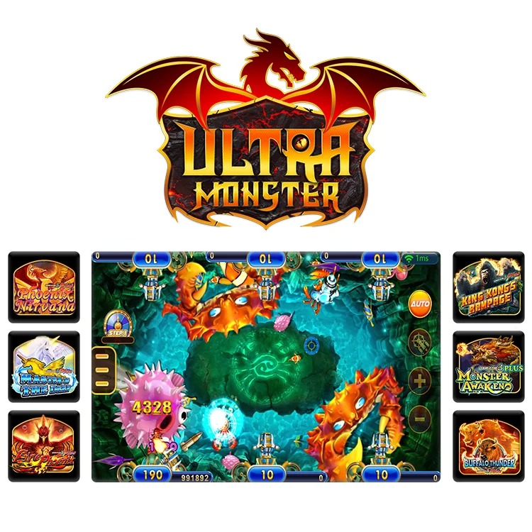 

Hot Sale Arcade Ultra Monster Fish Shooting Game Online Fish Game Coin Operated Fishing Game Software, Customize