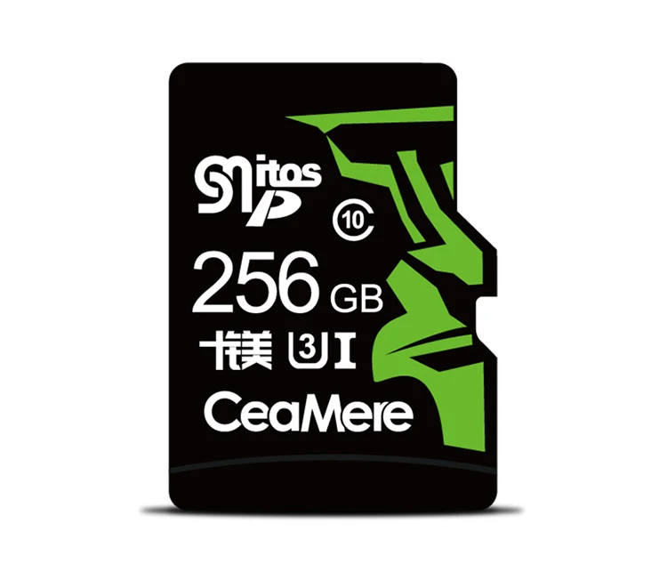 Ceamere Face Pattern Original 256GB SD Cards Micro Memorias Class 10 Microsdxc TF Carte 8GB 16GB 64GB 128GB 256GB SD Memory Card