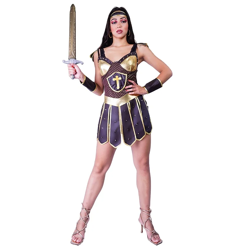 

Cool native style Warrior Costume halloween Party Fancy Dress Women Warrior Costume