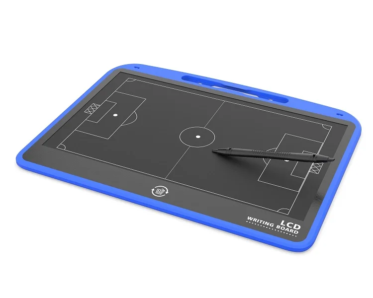 

Strategy guiding football tactics Soccer Training Coach Clip Coaching Board lcd writing tablet, Black/ blue/ green/ green