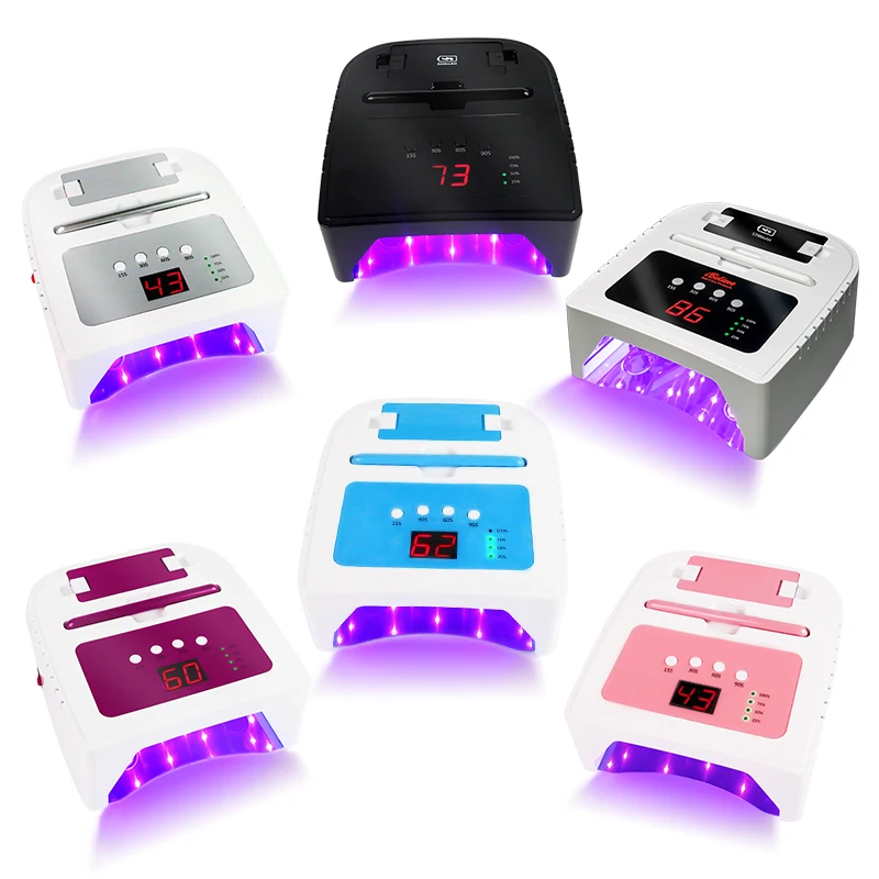 

72W iBelieve Led Light Cordless Curing Gel Machine Rechargeable Uv Led Nails Lamp Professional