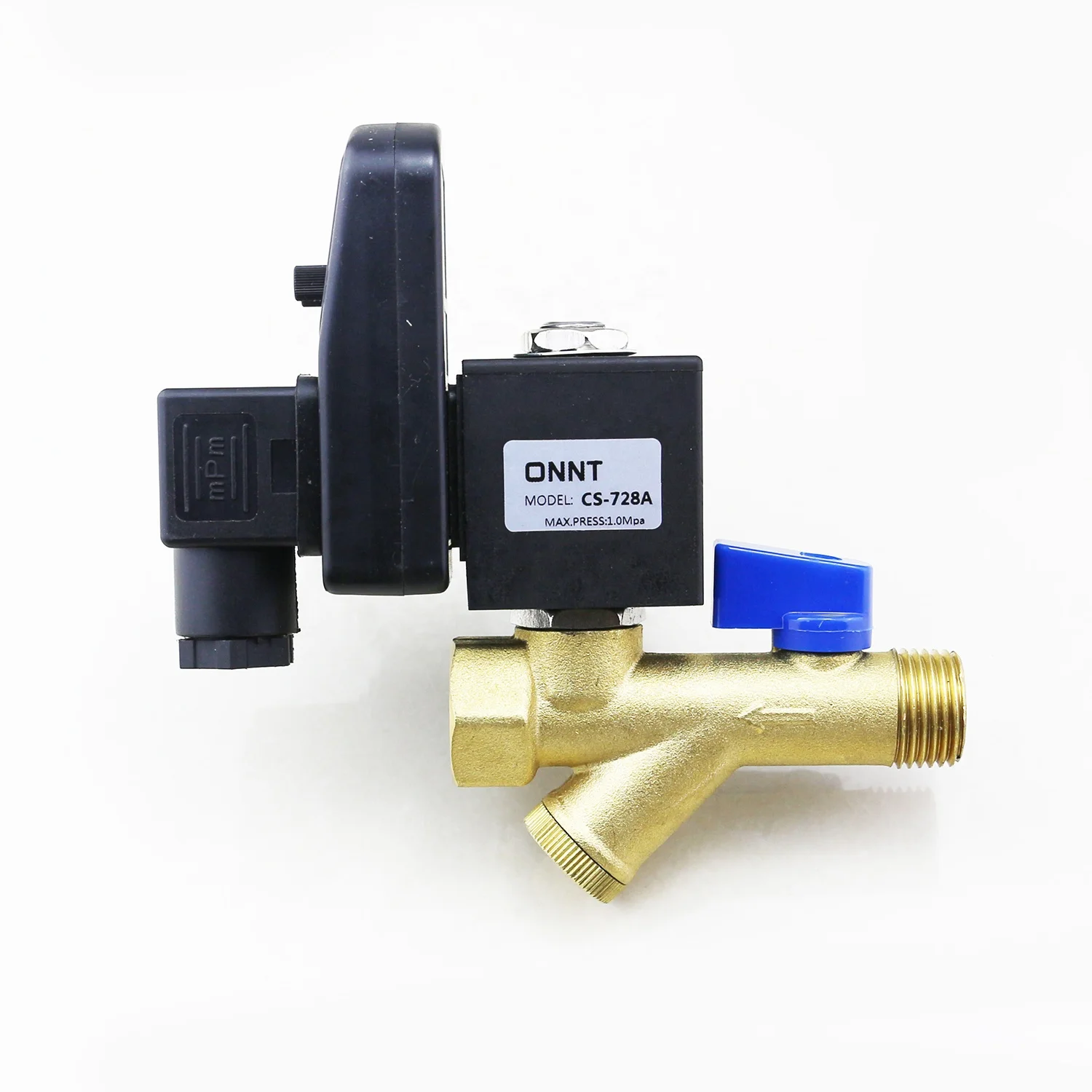 OPT-B CS-728A 1/2'' Ball Multifunction Automatic Electronic Brass Pneumatic Air Compressor Timer Auto Drain Control Valve