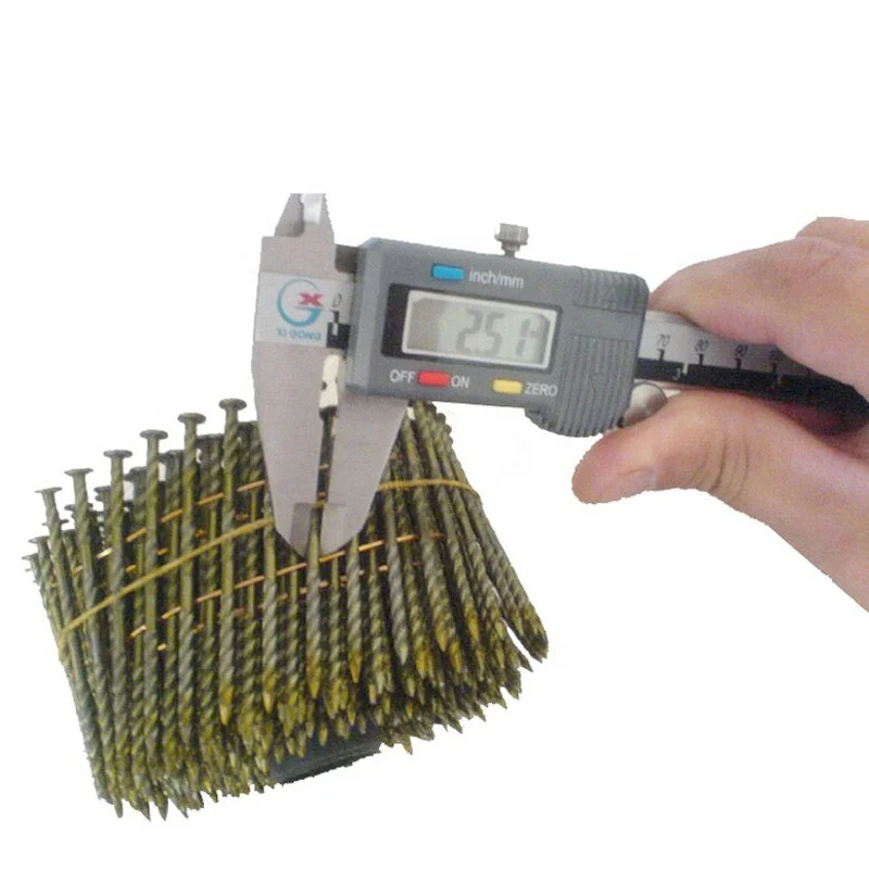 

vinyl coated smooth shank screw shank coil nails for wood pallet