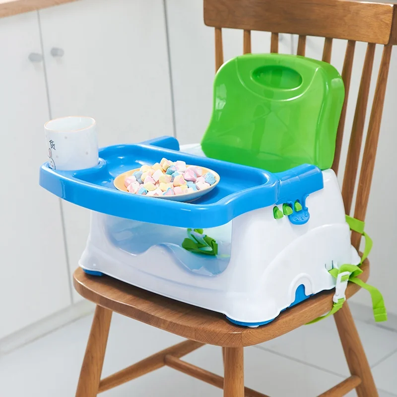 
Folding 3 Position Adjustable Portable Plastic Baby Dining Chair And Multifunction Booster Seat 
