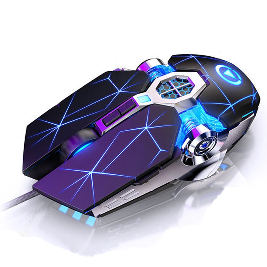 

Usb Led Optical Computer Mouse 6 Keys Wired Mute 3200dpi E-sports Programmable Mechanical Mouse Wired Gaming Mouse G3os