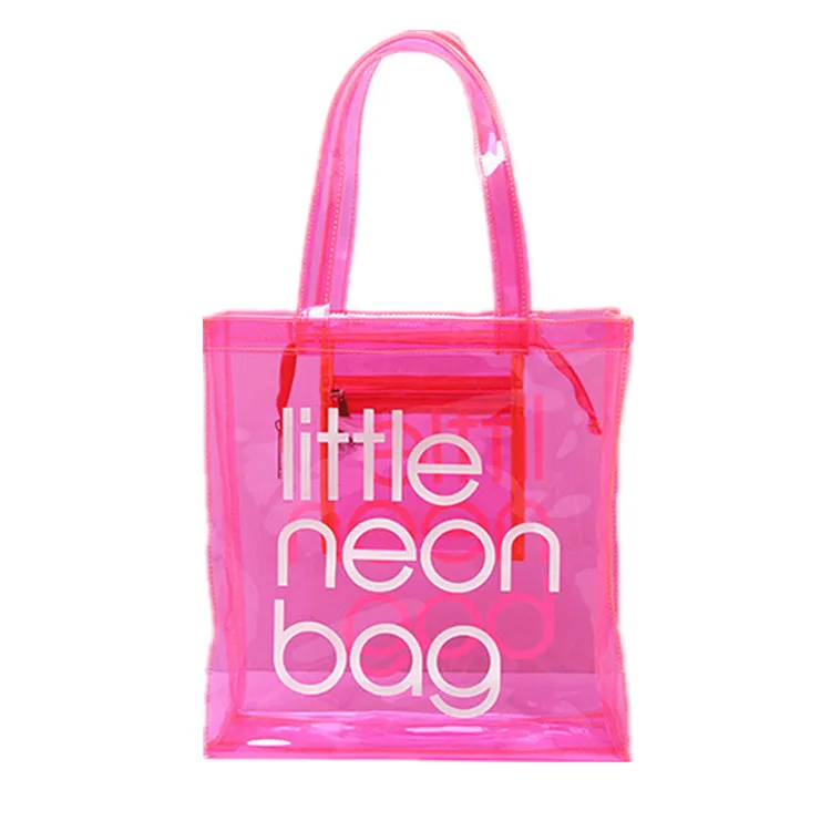

Manufacturer high quality custom iridescent PVC bags wholesale women waterproof hologram clear tote bag, Colors