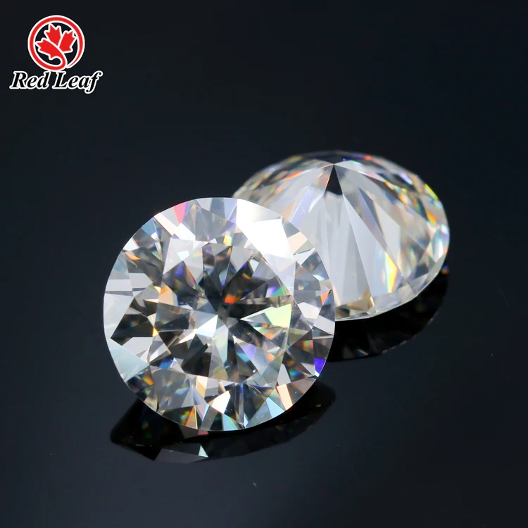 

Redleaf moissanit Wholesale cheap GRA certificate price GH Color Round 1mm 2mm 3mm mossanite diamond 1Carat yellow moissanite