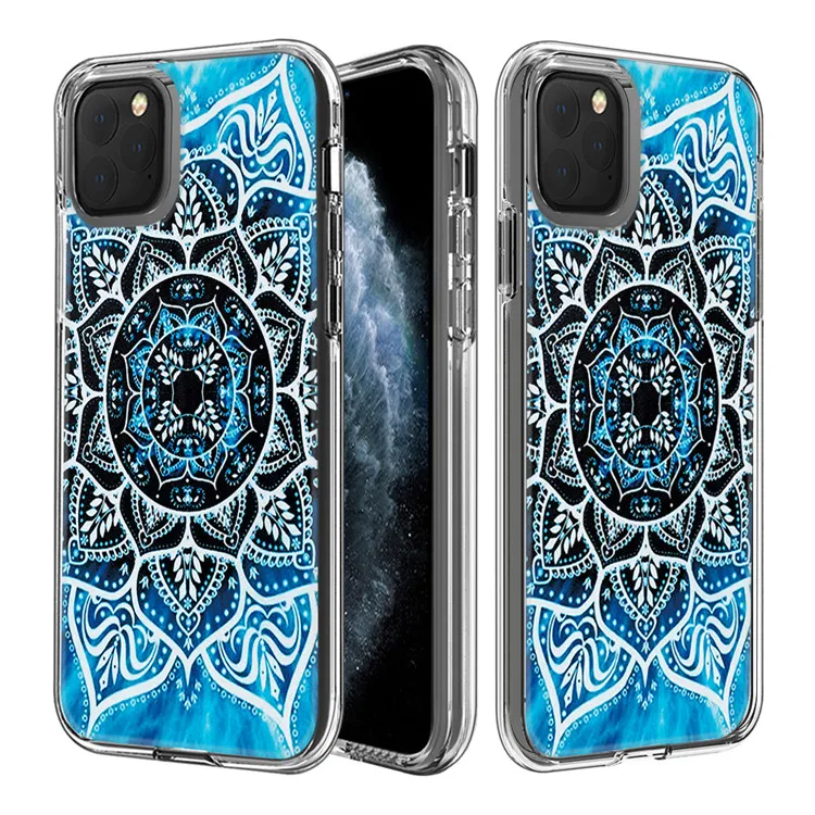 

High-quality PC+TPU transparent case Flowers card for iphone 11 Pro Max X XS XR XS MAX 2 in 1 cases