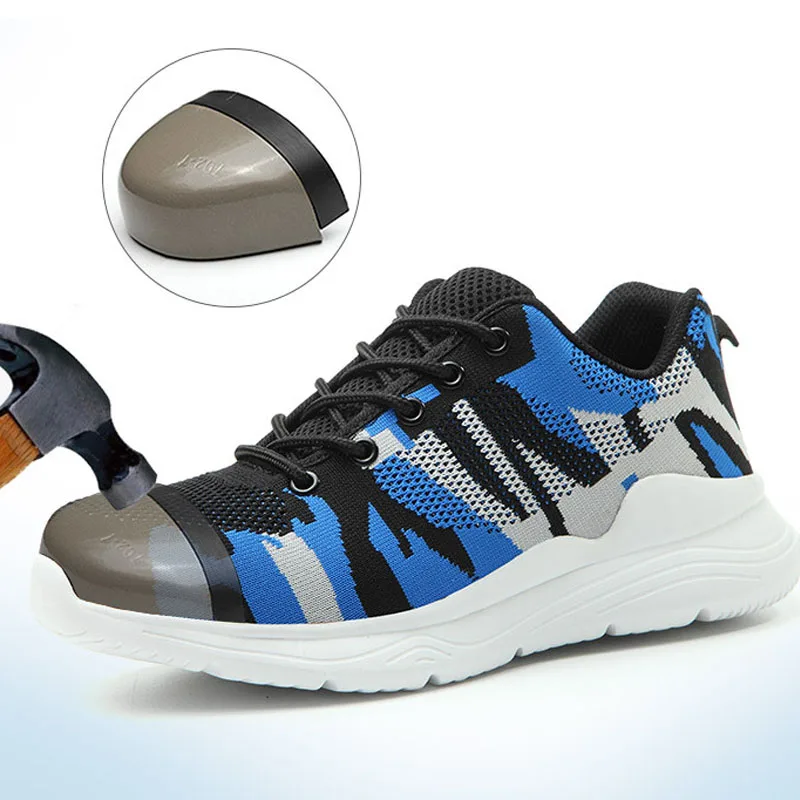 
Wholesale breathable comfort zapatos de seguridad de trabajo industrial safty shoes steel toe safety indestructible shoes 