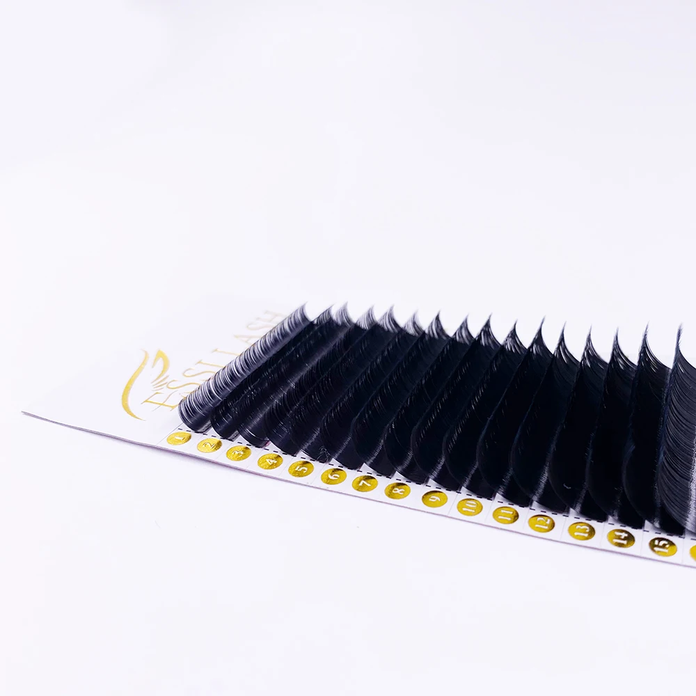 

Wholesale Volume Lashes Easy To Fan Eyelashes Extensions, Matte black