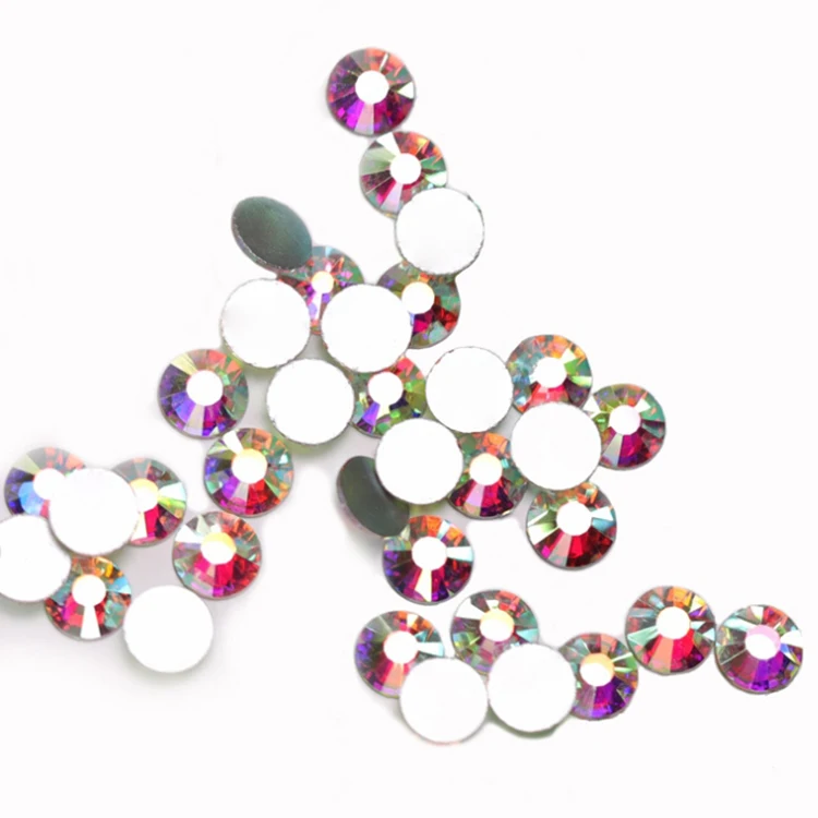 Stock High Quality Crystal Glass Non Hot Fix Flat Back Rhinestone Buy