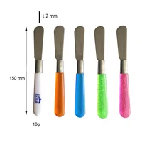 

LOW MOQ Free Sample promotion plastic handle butter spreader knife