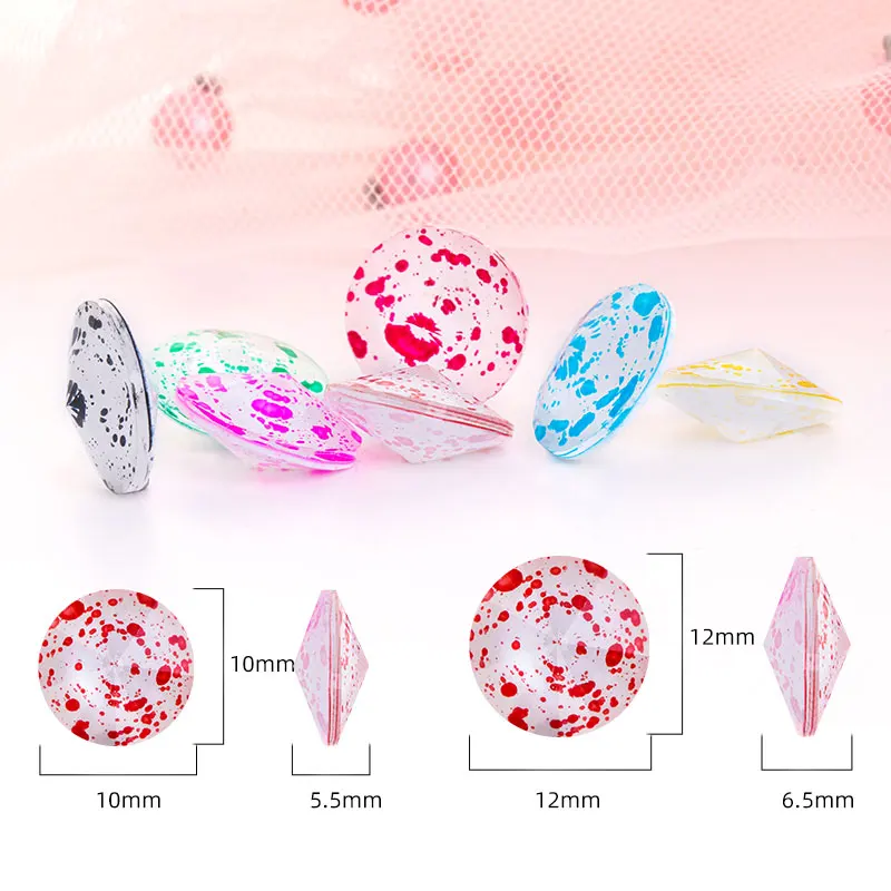 

New Arrival Pattern Color Eggshell rivoli rhinestone Sew On Crystal Glass Rhinestones With Setting