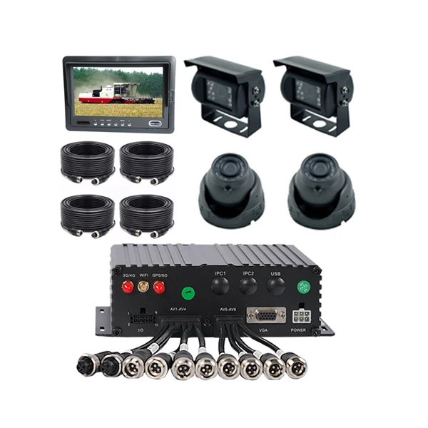 

High quality 8 channel 1080P HDD Mobile DVR MDVR with GPS 4G WiFi for bus truck