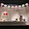 Unique papery wall hanging banner flying wedding party decoration flag