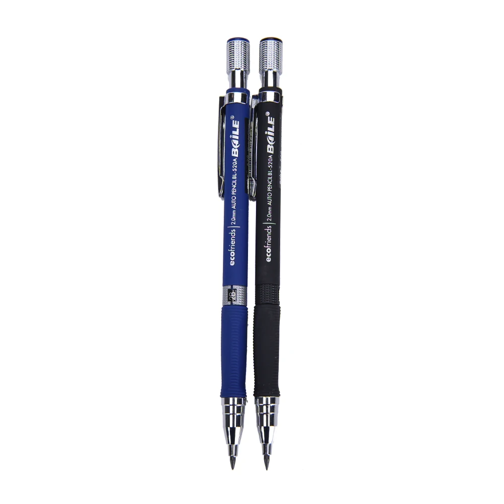 

Mixed Order Mechanical Pencils Drafting Drawing Pencil for Sketching School Stationery 2B 2.0 mm Blue Black Lead Holder Pen