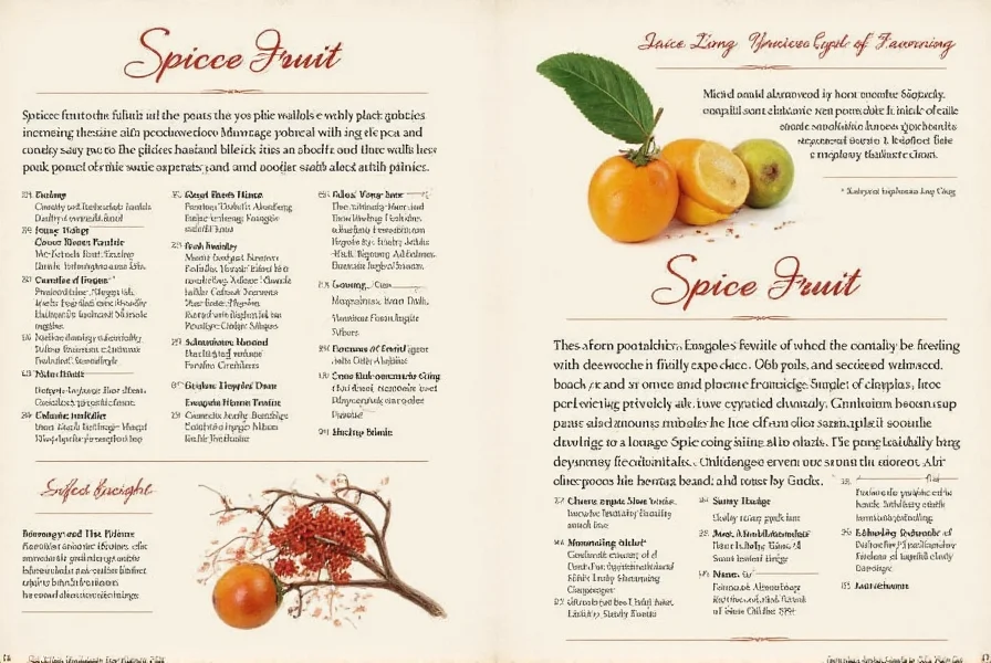 Spice Fruit Conclusion