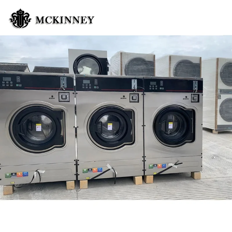 
Professional Commercial Laundry equipment Double Stack Washing Machine Clothes Dryer Machine All In One 